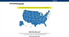 Desktop Screenshot of myborderpatroljob.com